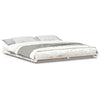 Gulvbedramme Hvit 180 x 210 cm Heltre furu