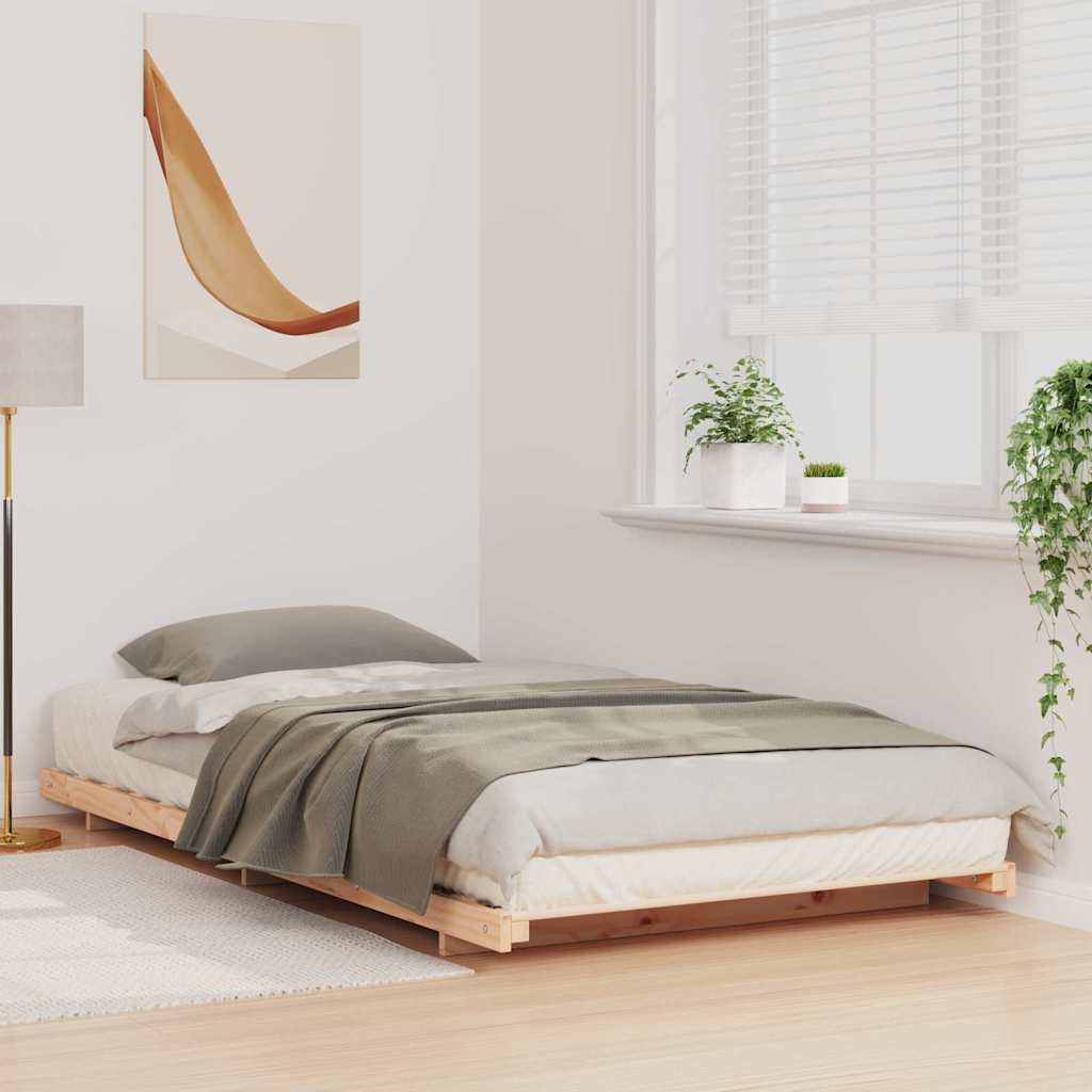 Sengestamme Brun 100 x 220 cm Massiv furu