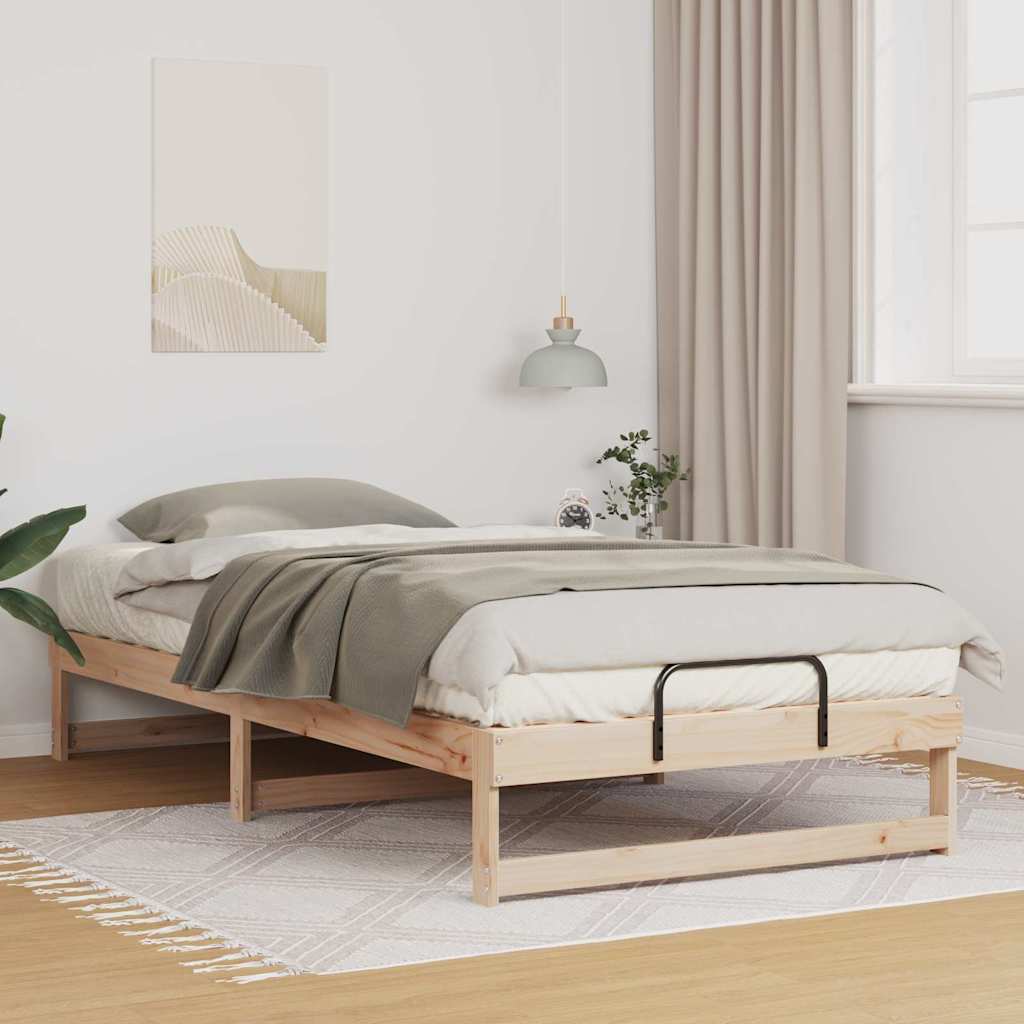 Sengestamme Brun 100 x 200 cm Massiv furu
