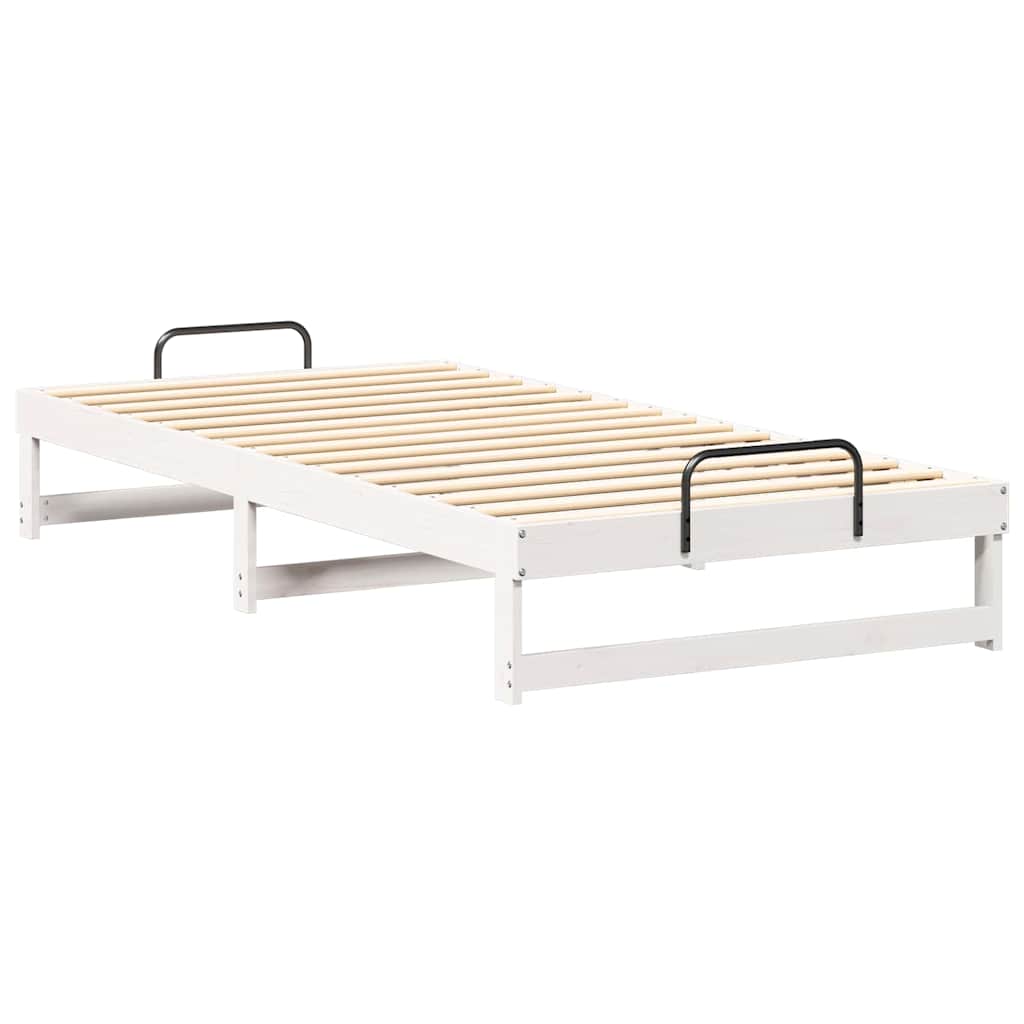 Sengestamme Hvit 100 x 200 cm Massiv furu