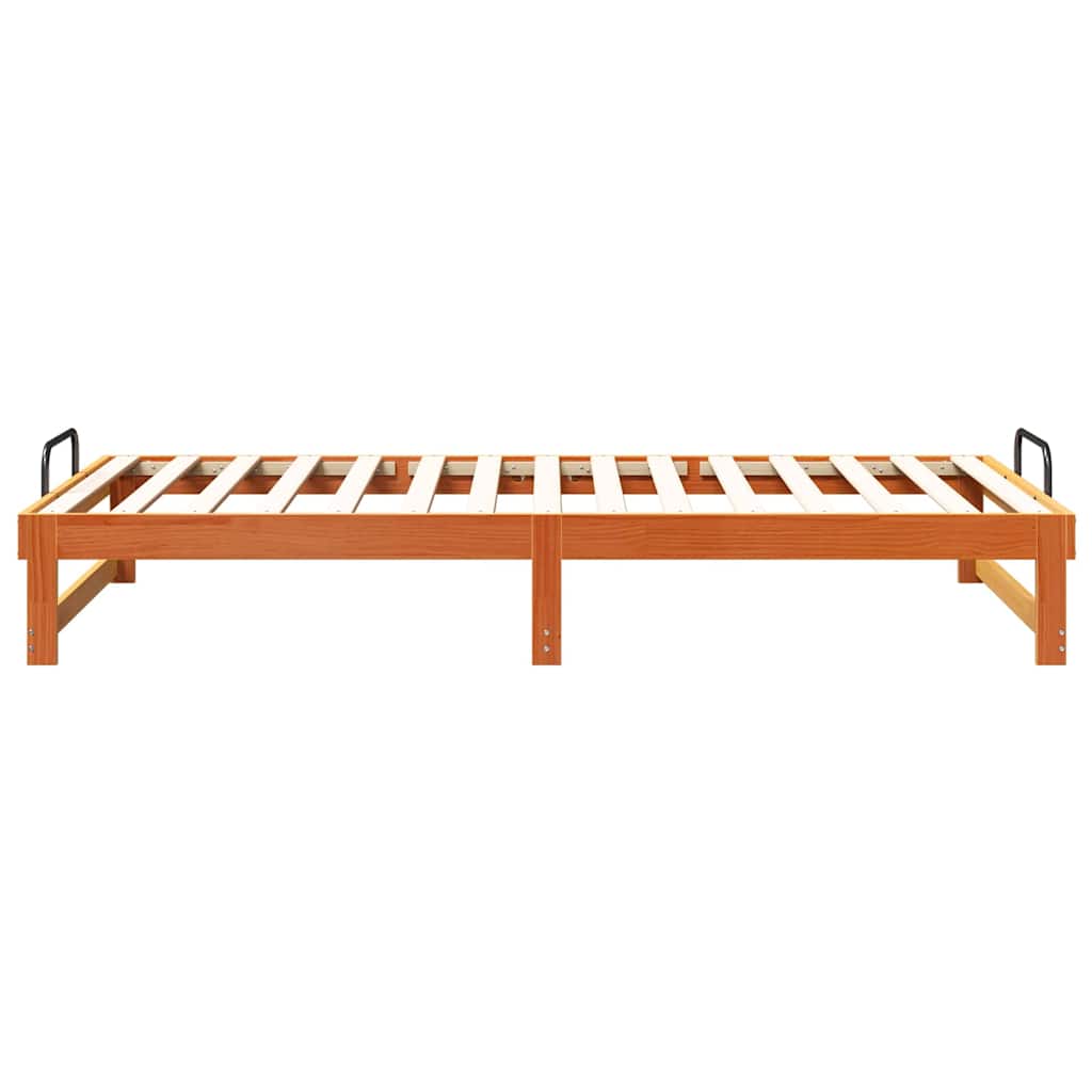 Sengestamme Brun 100 x 200 cm Massiv furu