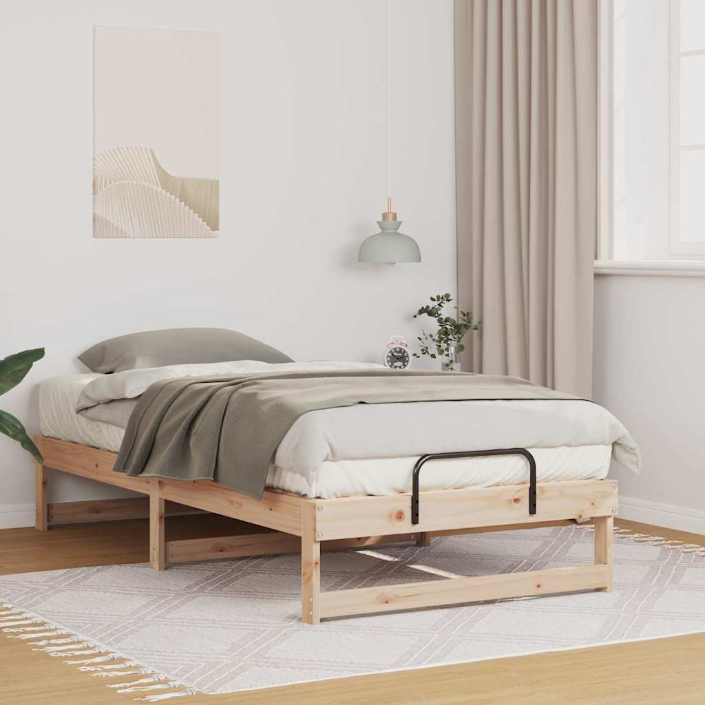 Sengestamme Brun 90 x 200 cm Massiv furu