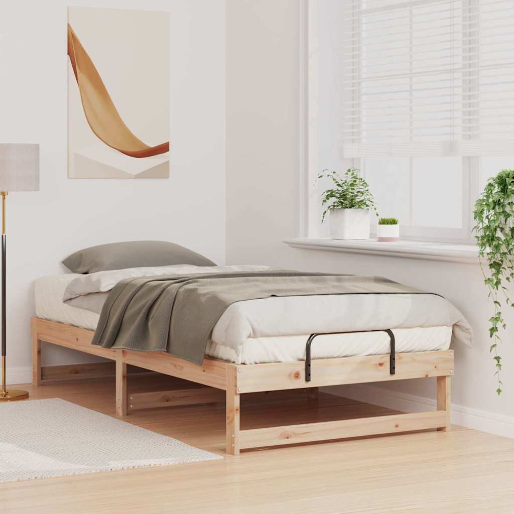 Sengestamme Brun 90 x 200 cm Massiv furu