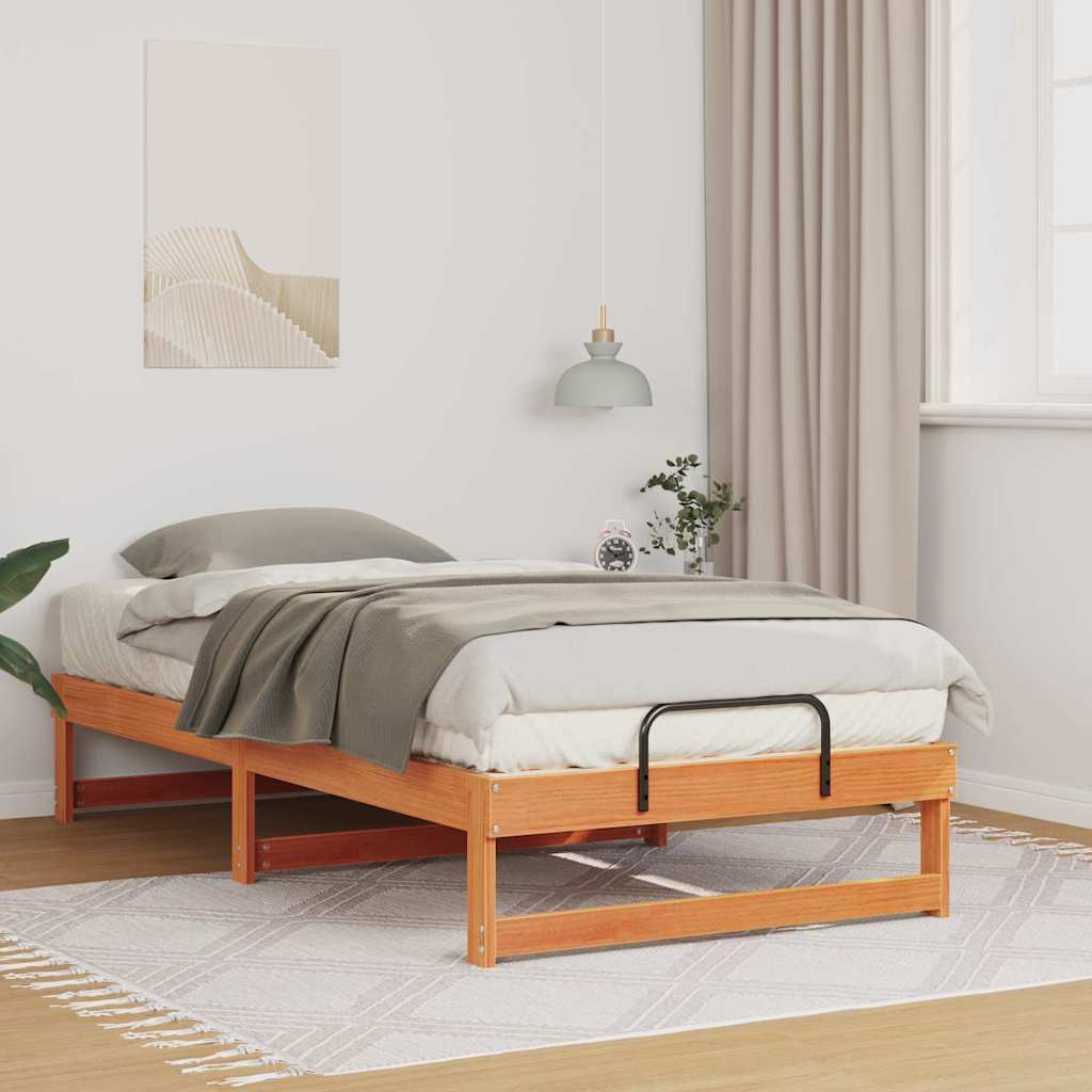 Sengestamme Brun 90 x 200 cm Massiv furu