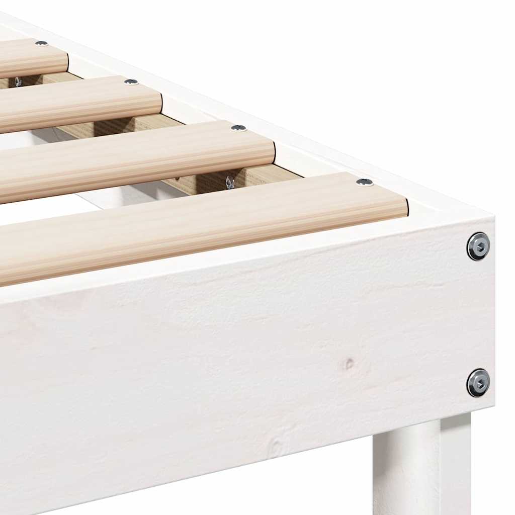 Sengestamme Hvit 90 x 190 cm Massiv furu