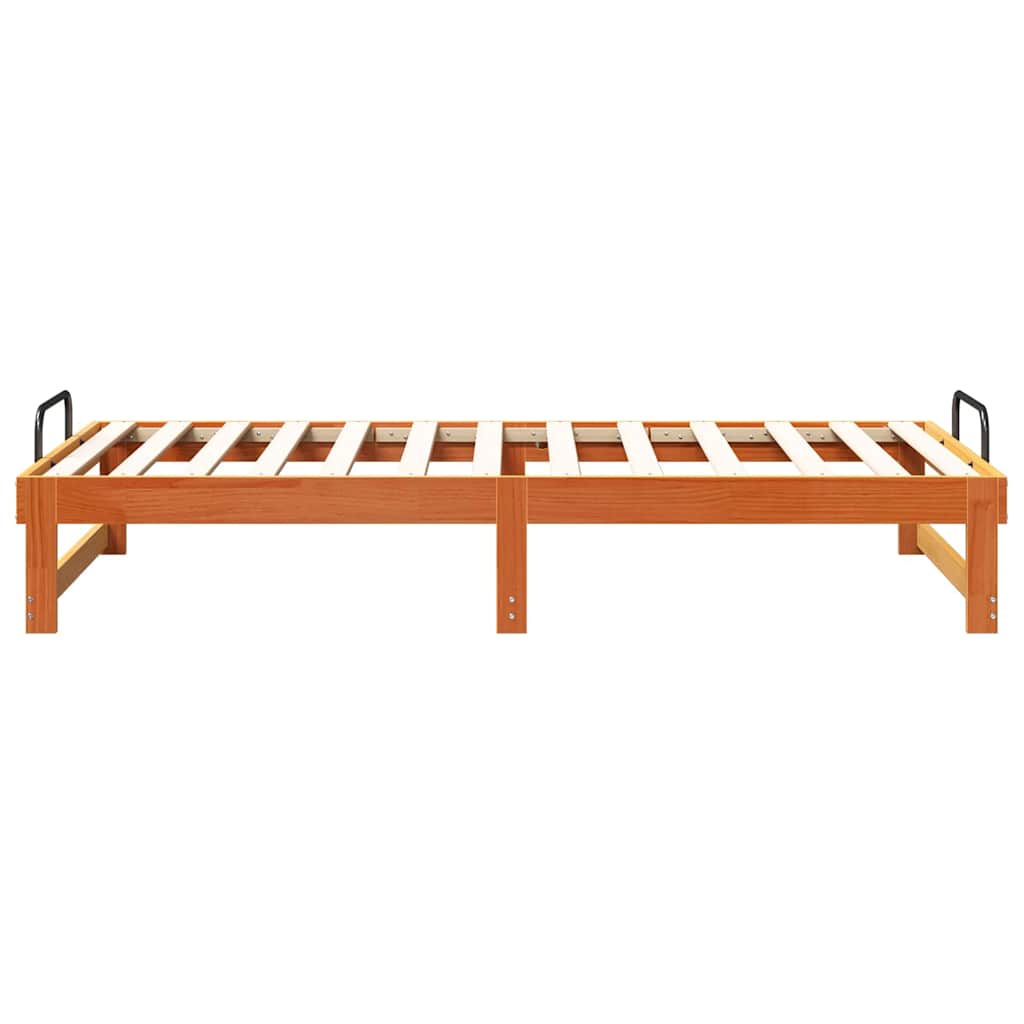 Sengestamme Brun 90 x 190 cm Massiv furu