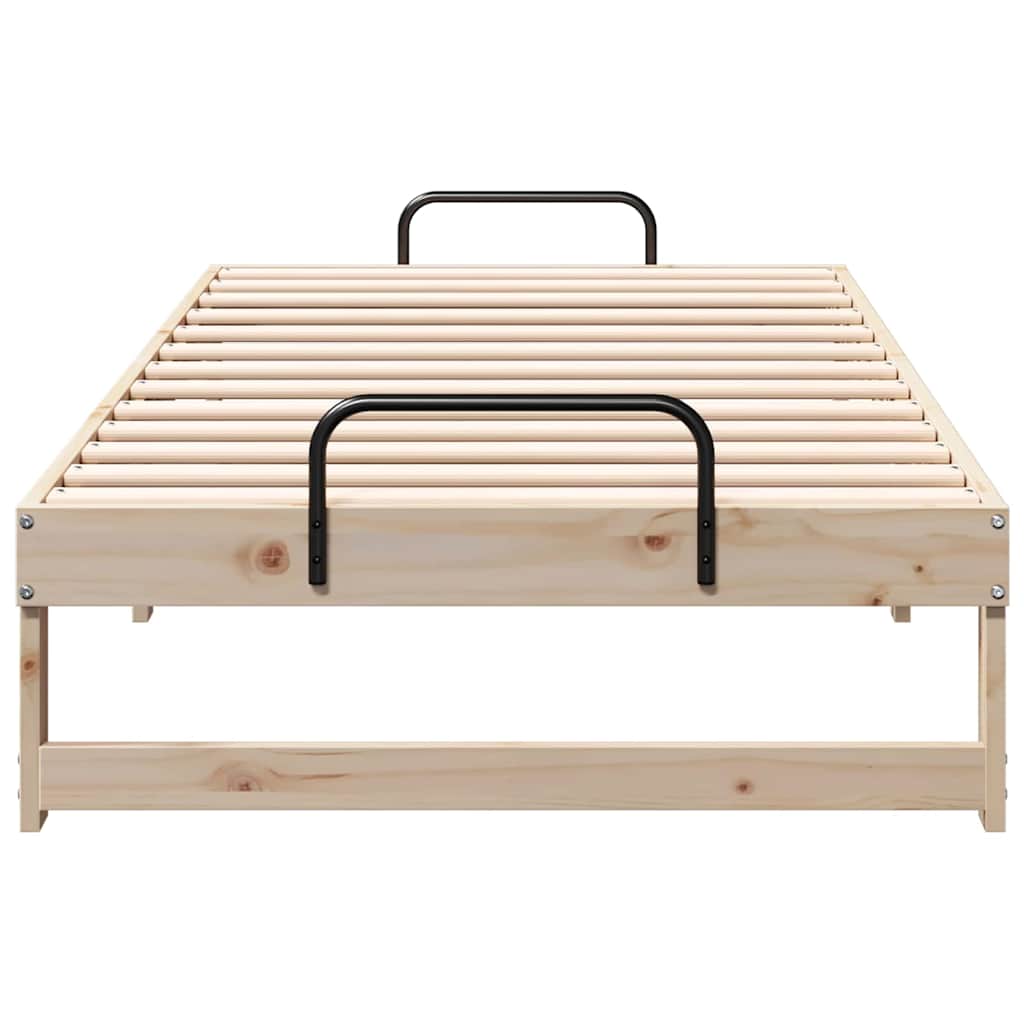 Sengestamme Brun 75 x 190 cm Massiv furu