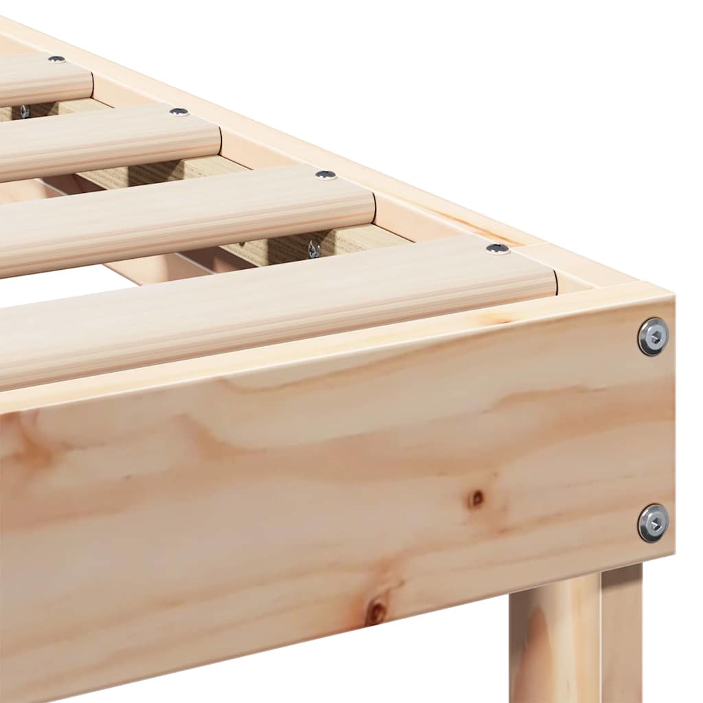 Sengestamme Brun 80 x 210 cm Massiv furu