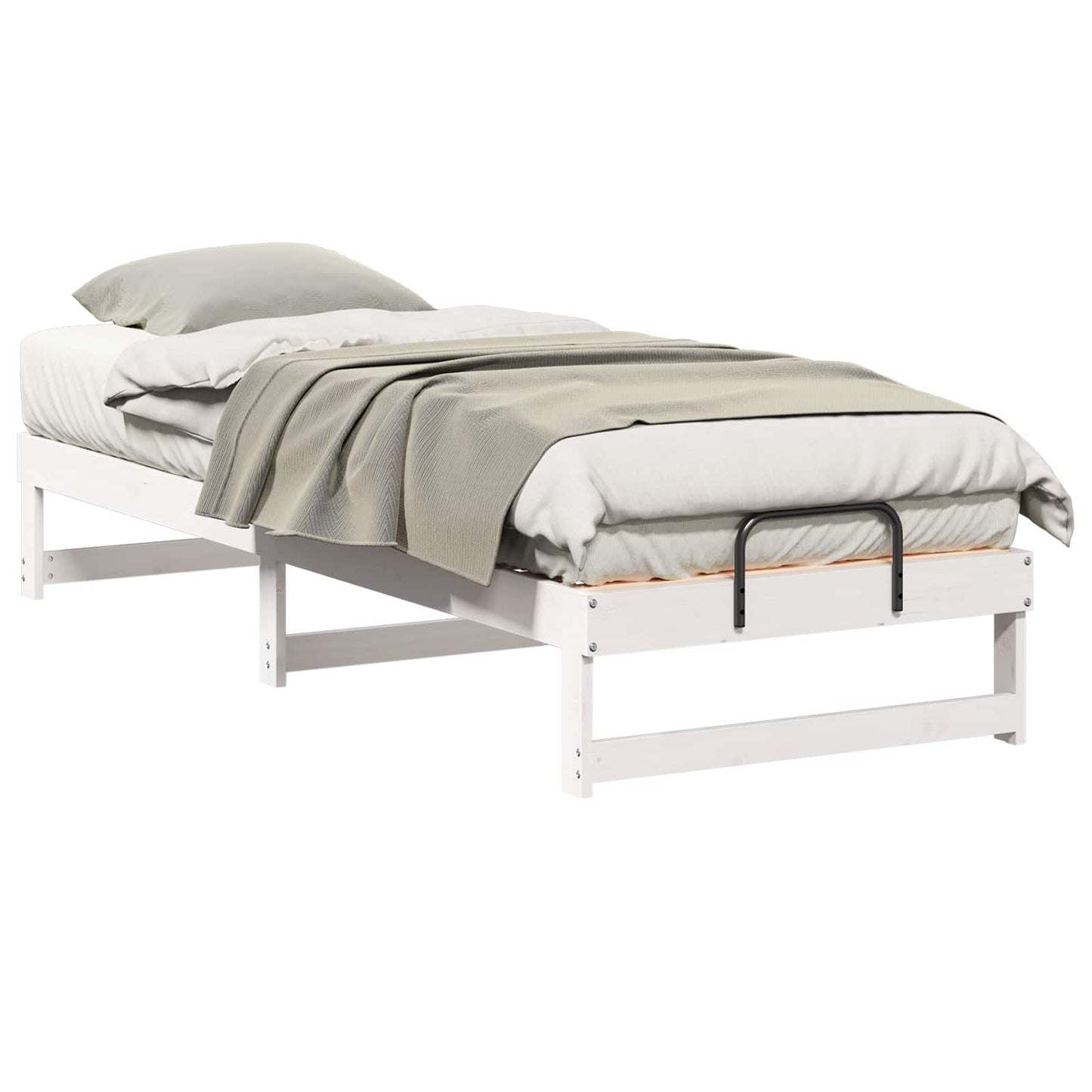 Sengestamme Hvit 80 x 210 cm Massiv furu