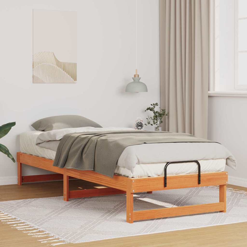 Sengestamme Brun 80 x 210 cm Massiv furu