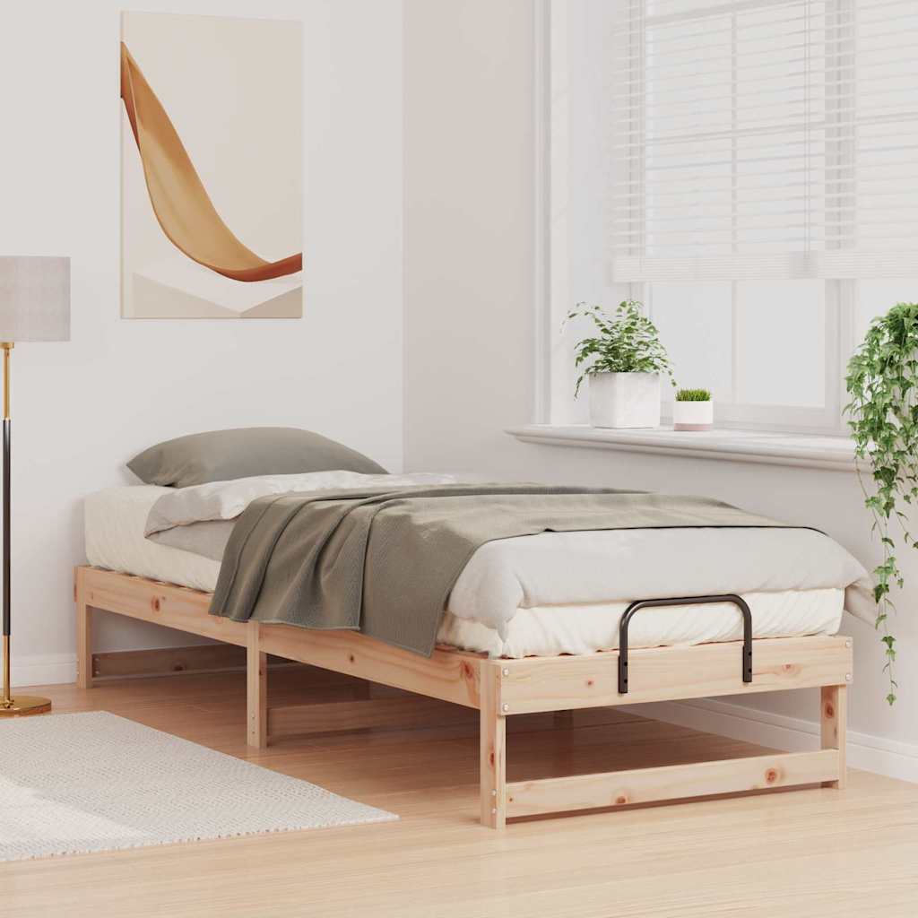 Sengestamme Brun 90 x 210 cm Massiv furu