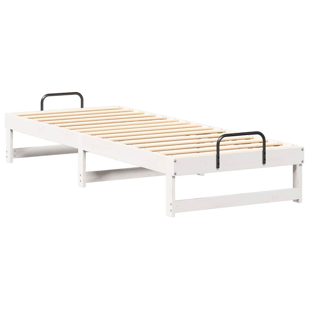 Sengestamme Hvit 90 x 210 cm Massiv furu