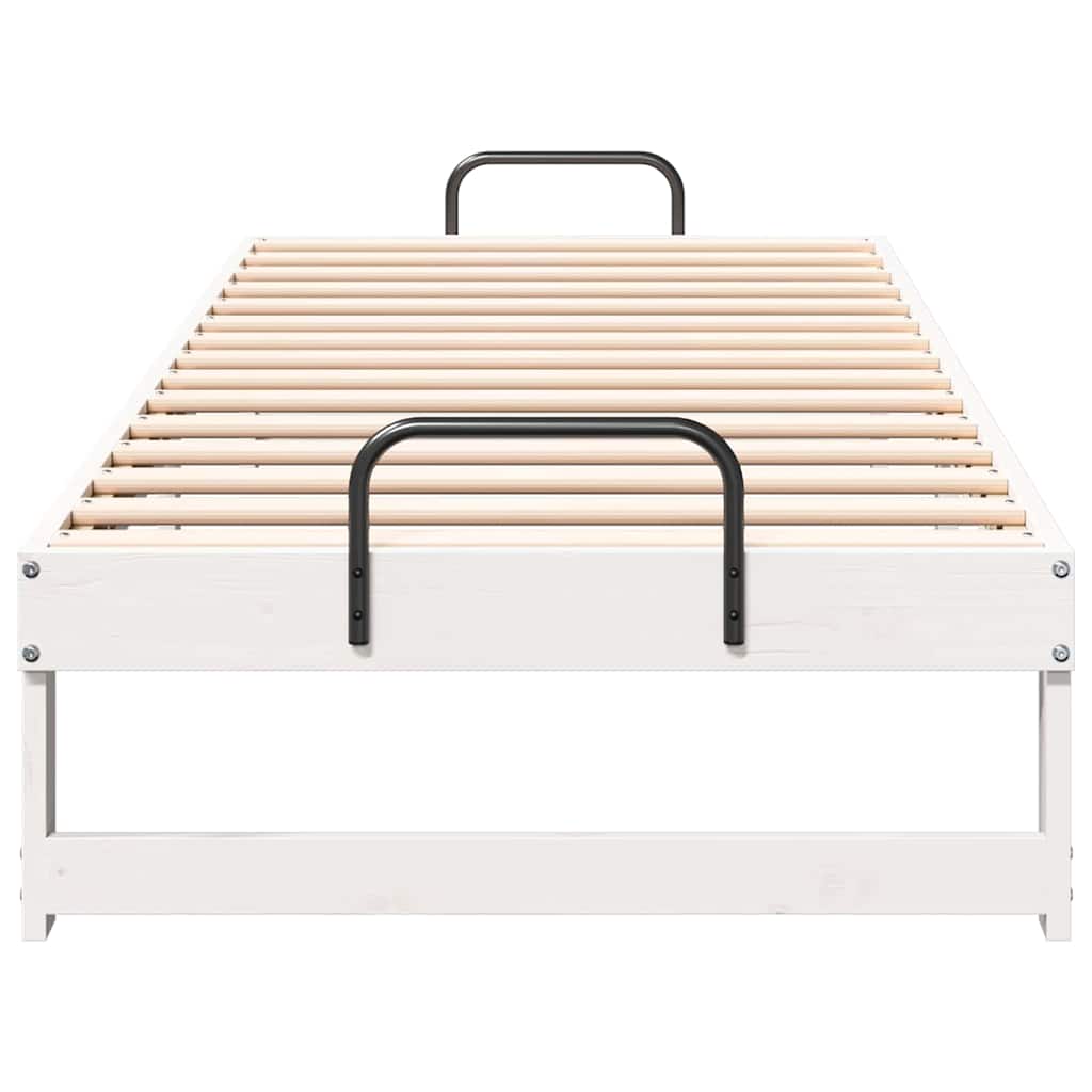 Sengestamme Hvit 90 x 210 cm Massiv furu