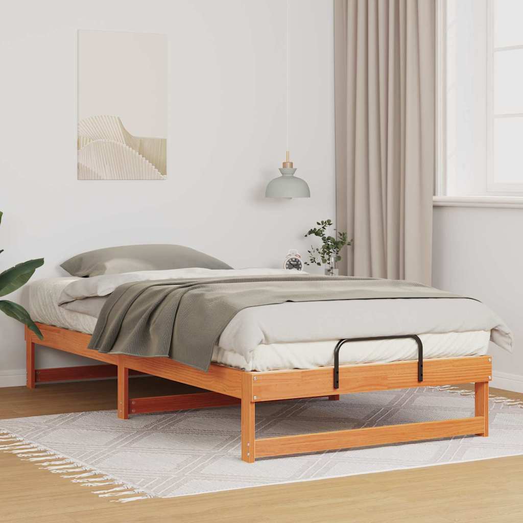 Sengestamme Brun 100 x 210 cm Massiv furu