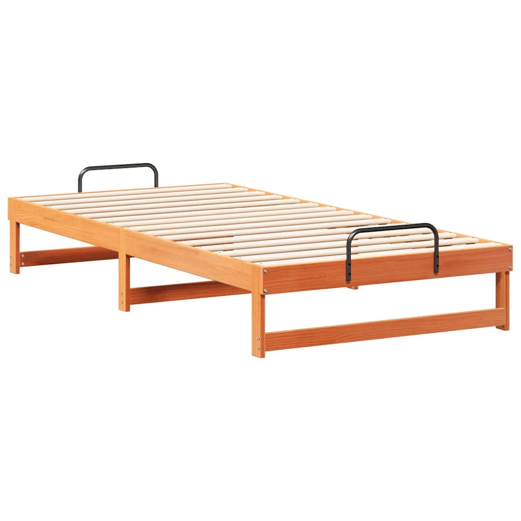 Sengestamme Brun 100 x 210 cm Massiv furu