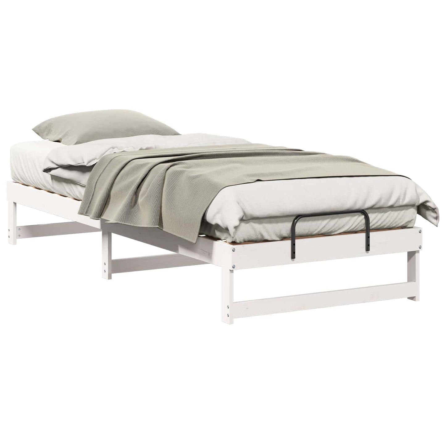 Sengestamme Hvit 80 x 220 cm Massiv furu