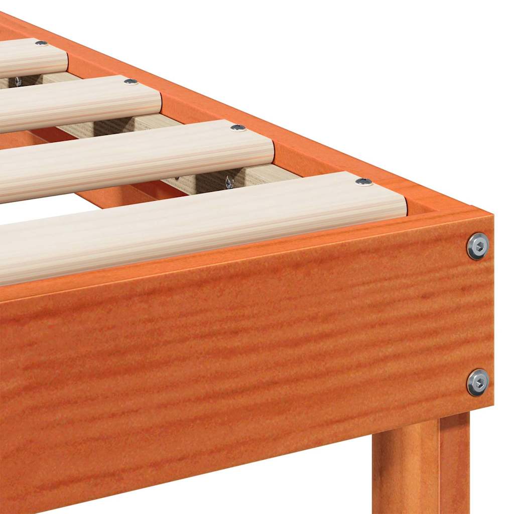 Sengestamme Brun 90 x 220 cm Massiv furu