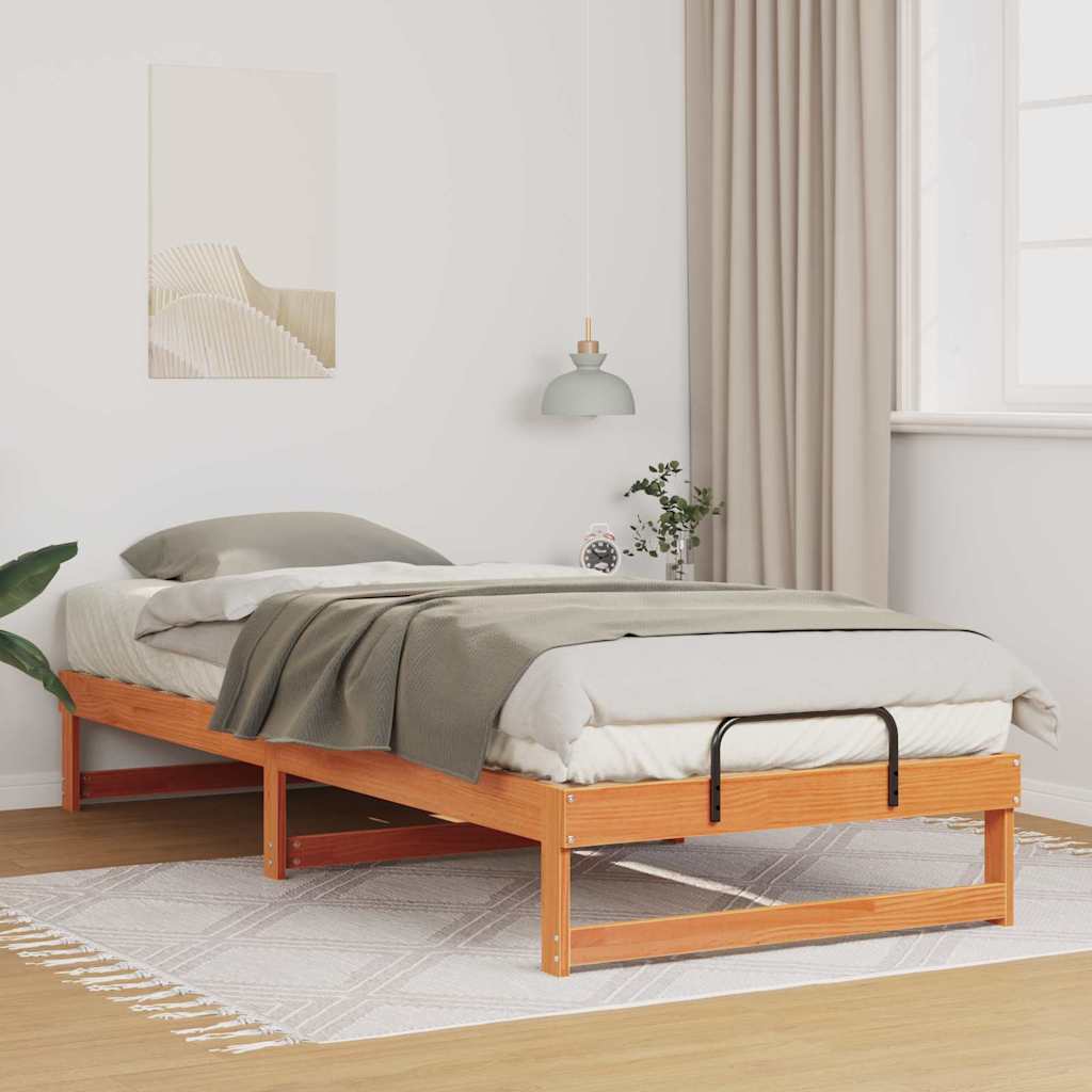 Sengestamme Brun 100 x 220 cm Massiv furu