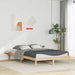 Sengestamme med Sidebord Naturlig 160 x 210 cm Massiv furu