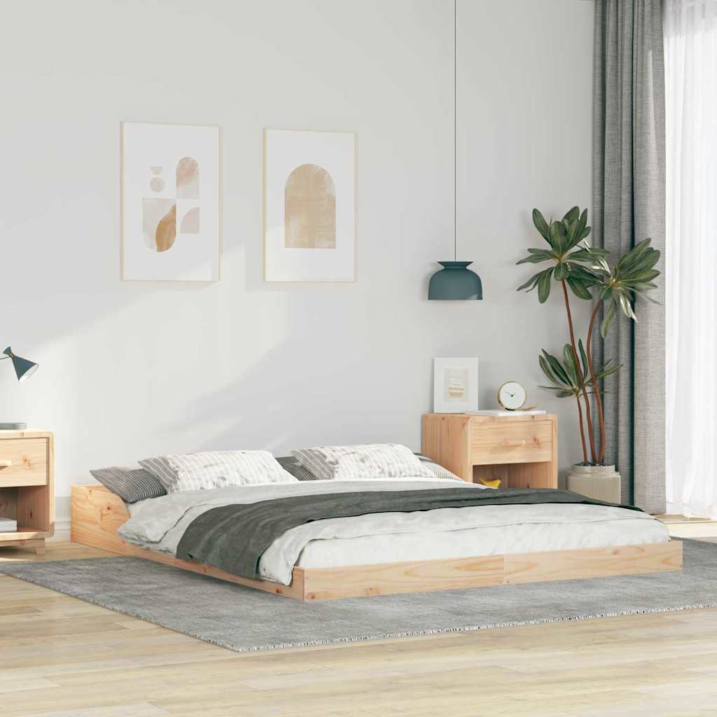 Sengestamme Brun 150 x 200 cm Heltre furu
