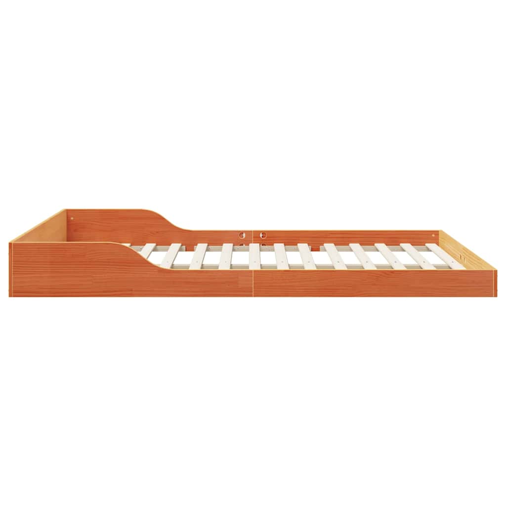 Sengestamme Voksbrun 140 x 200 cm Heltre furu