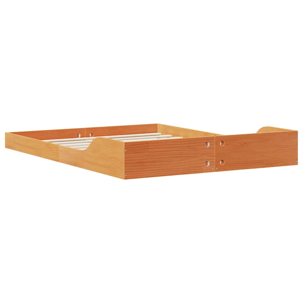 Sengestamme Voksbrun 120 x 200 cm Heltre furu