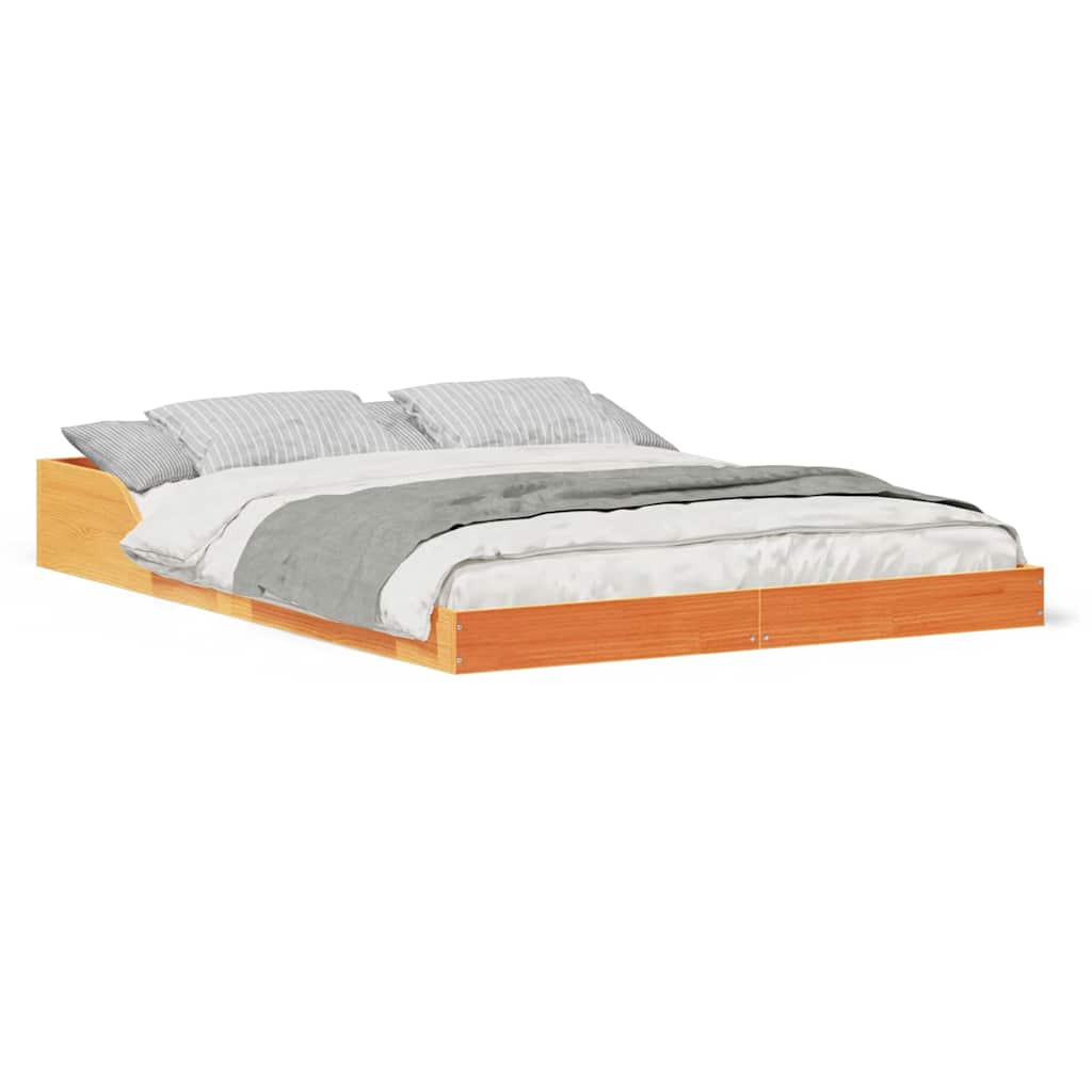 Sengestamme Voksbrun 120 x 200 cm Heltre furu