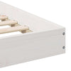 Sengestamme Hvit 135 x 190 cm Heltre furu