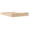 Sengestamme Brun 120 x 190 cm Heltre furu