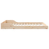 Sengestamme Brun 120 x 190 cm Heltre furu