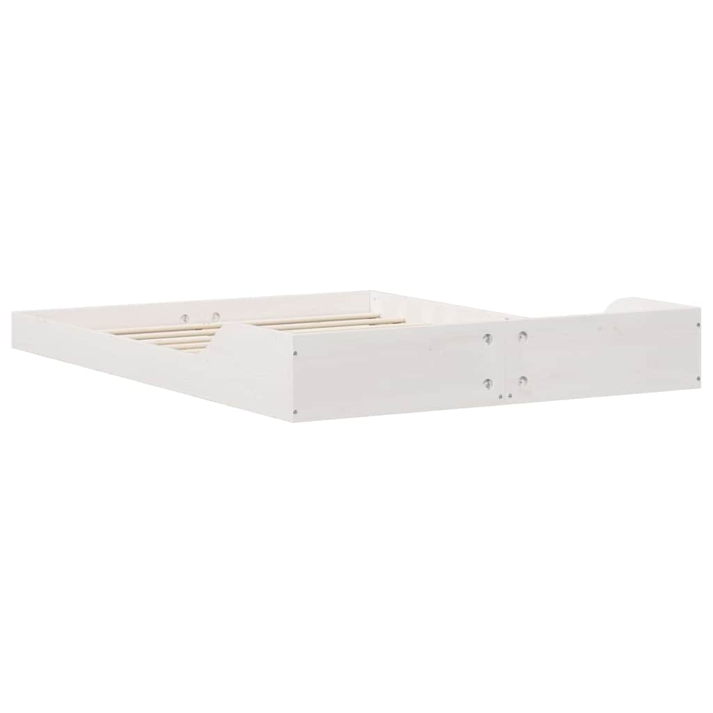 Sengestamme Hvit 120 x 190 cm Heltre furu