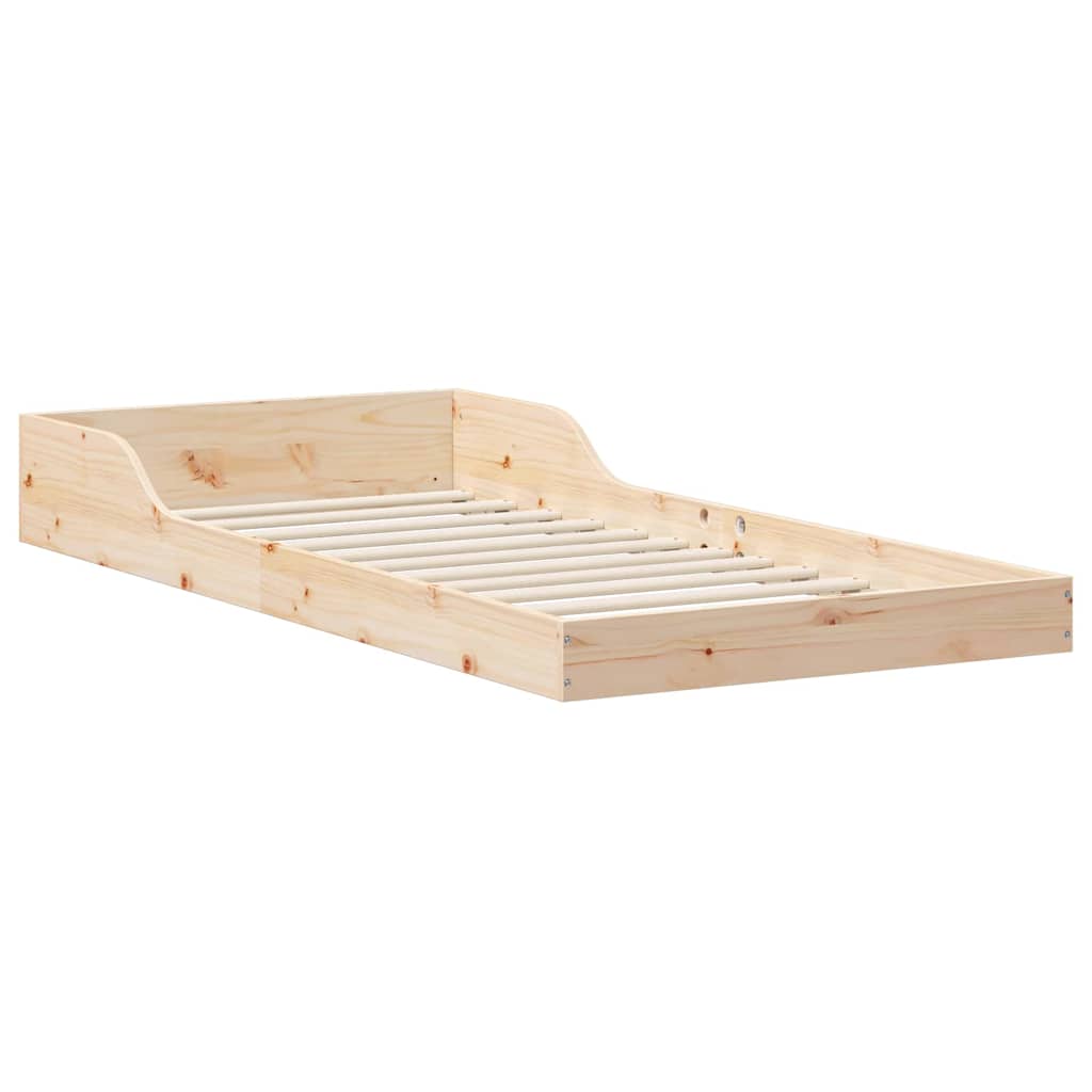 Sengestamme Naturlig 75 x 190 cm Massiv furu