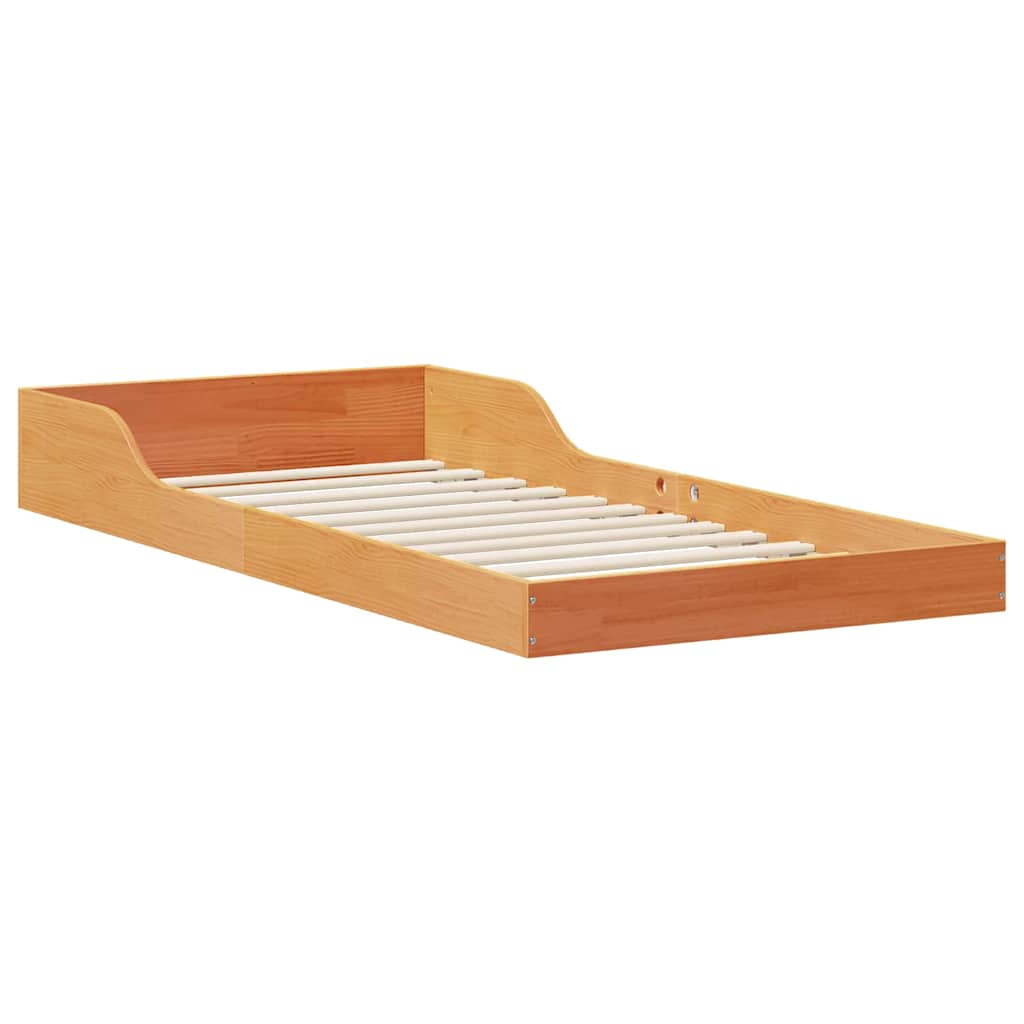Sengestamme Voksbrun 90 x 210 cm Heltre furu
