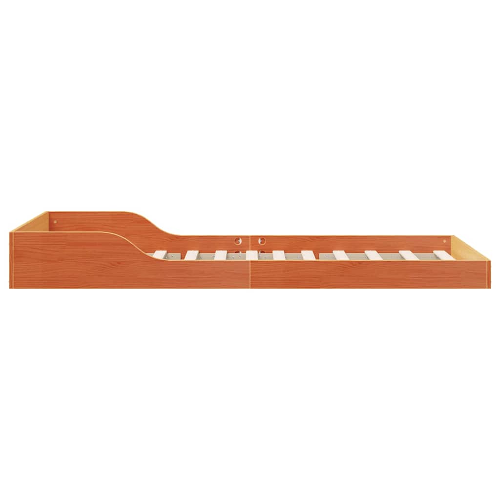 Sengestamme Voksbrun 90 x 210 cm Heltre furu