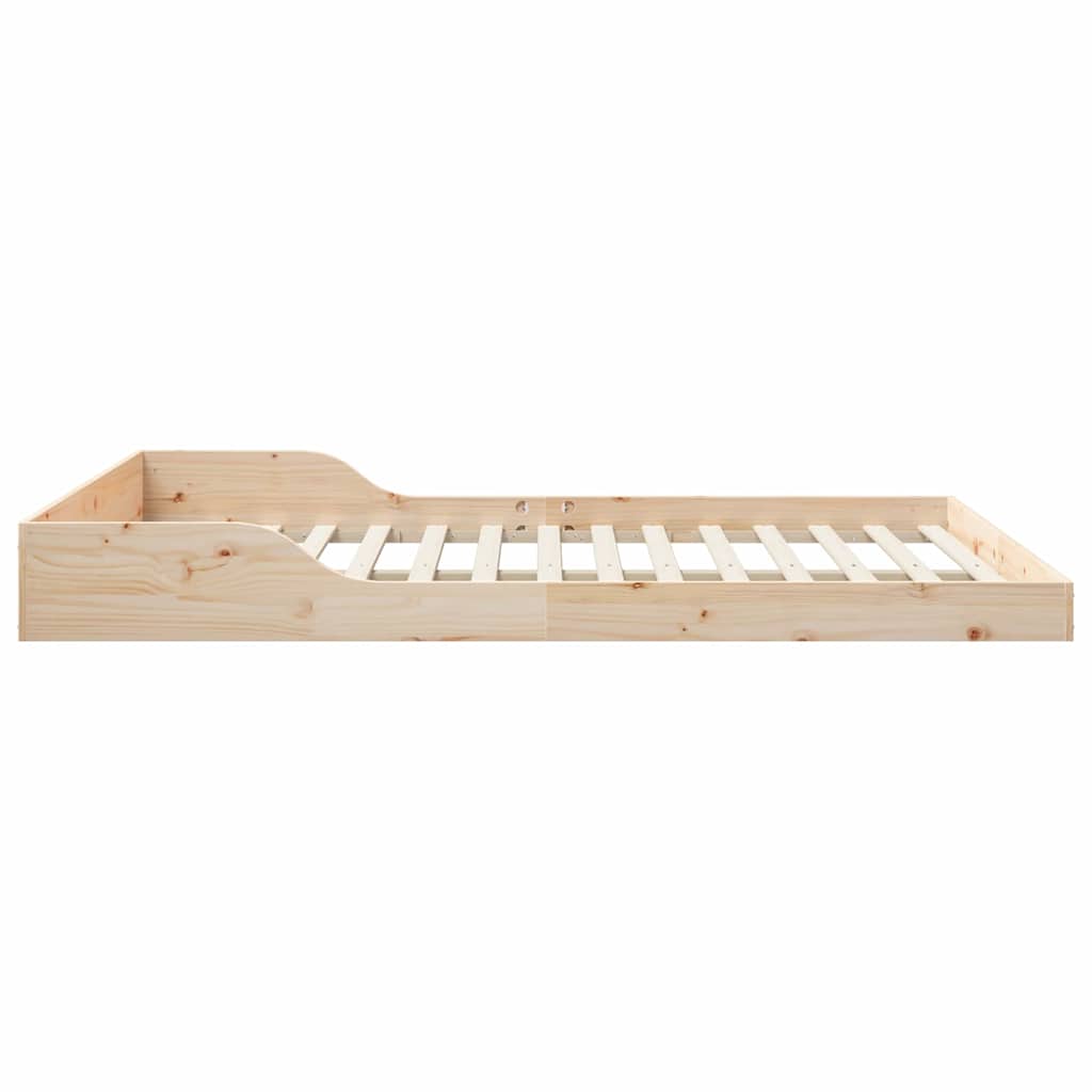 Sengestamme Brun 160 x 210 cm Massiv furu