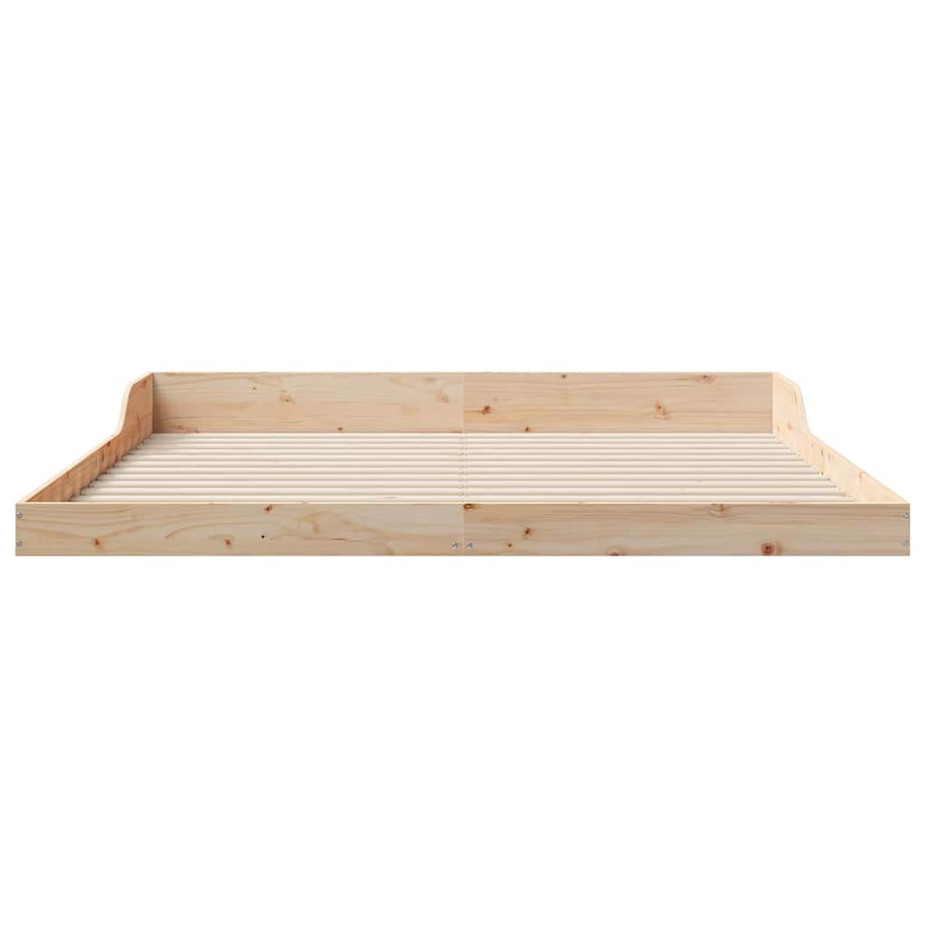 Sengestamme Brun 200 x 210 cm Massiv furu