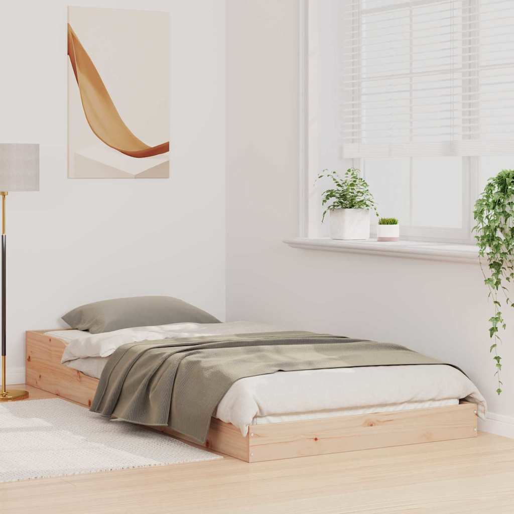 Sengestamme Naturlig 80 x 220 cm Massiv furu