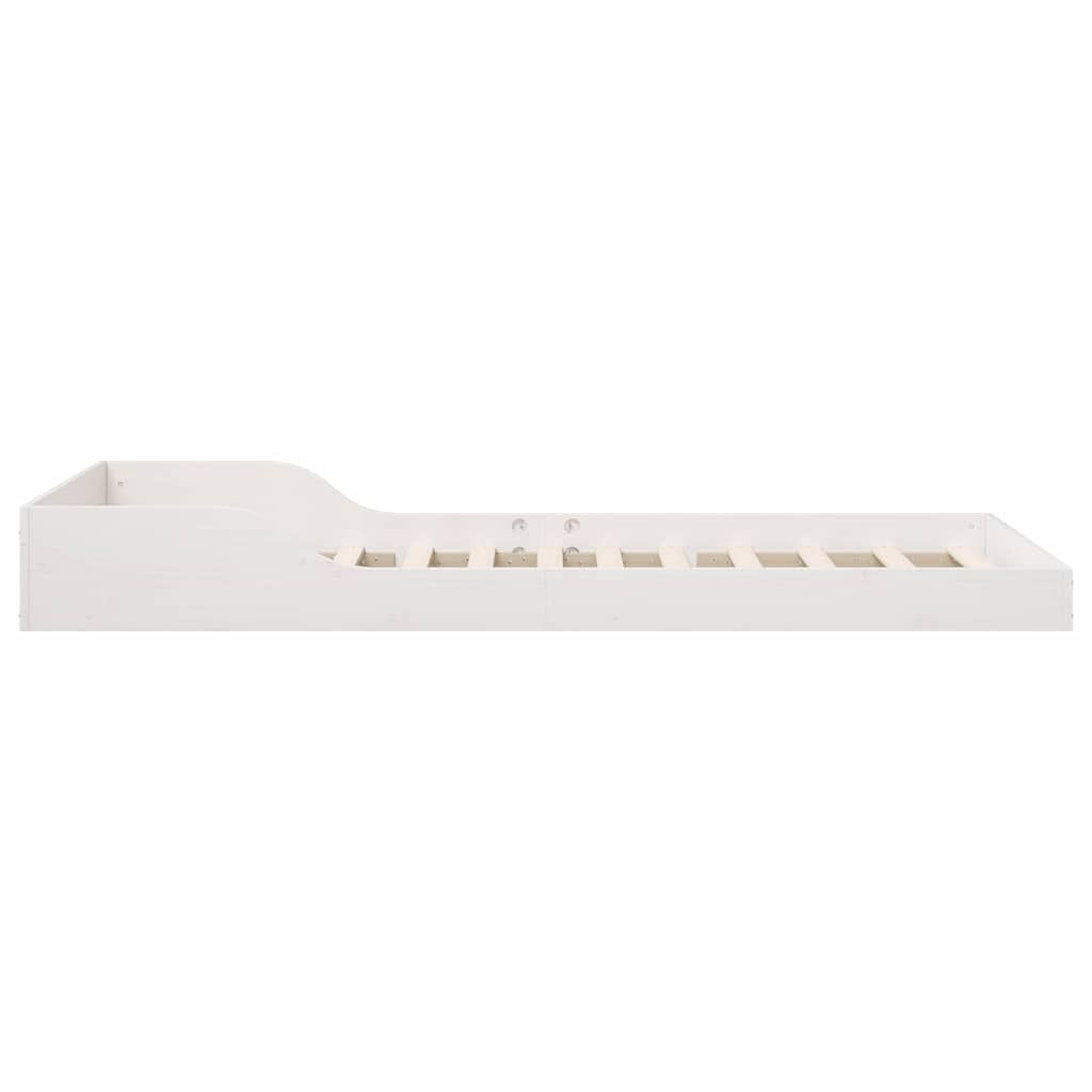 Sengestamme Hvit 80 x 220 cm Massiv furu