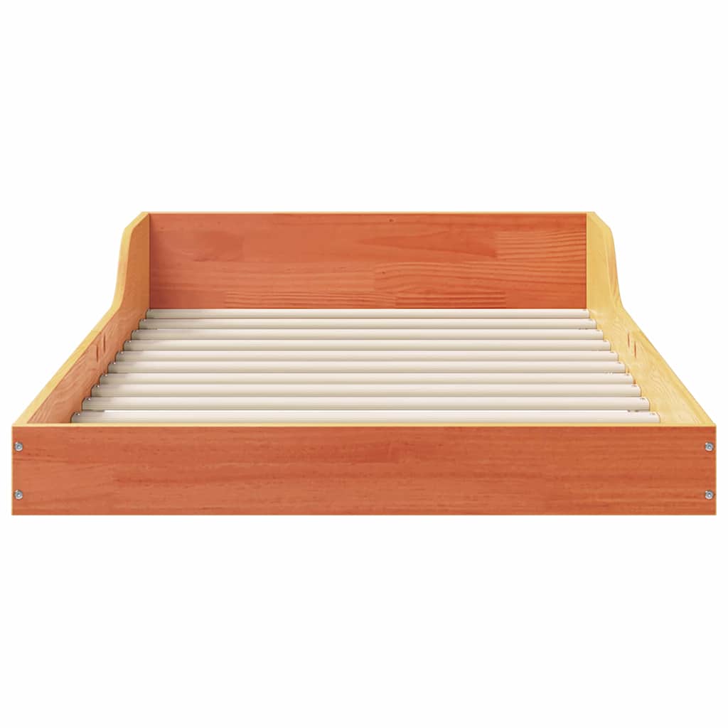 Sengestamme Vokset Brun 90 x 220 cm Massiv furu