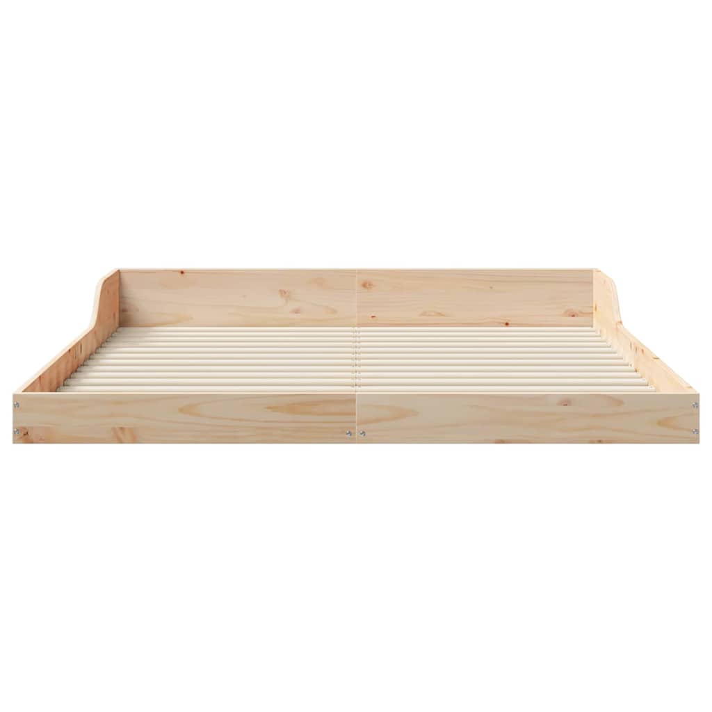 Sengestamme Brun 160 x 220 cm Massiv furu