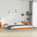 Sengestamme Vokset Brun 180 x 220 cm Massiv furu