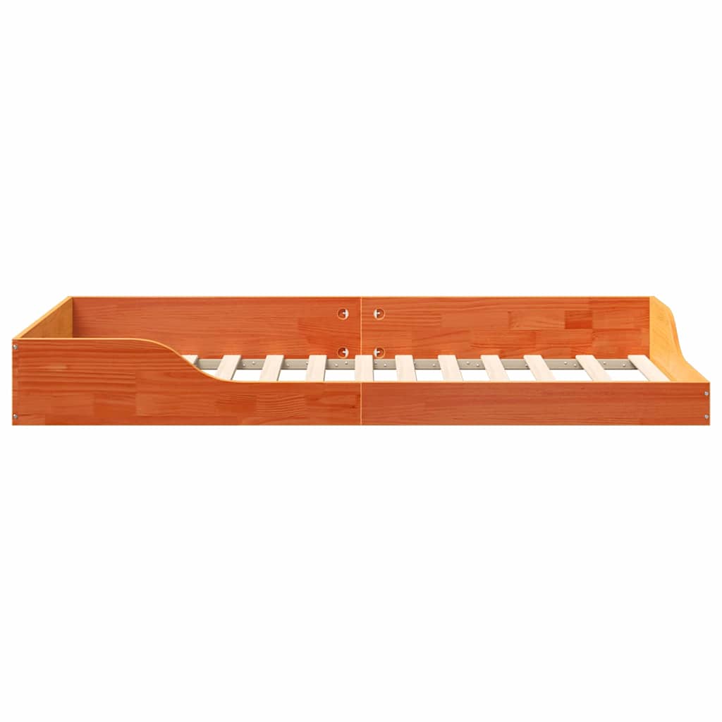 Sengestamme Vokset Brun 75 x 190 cm Massiv furu