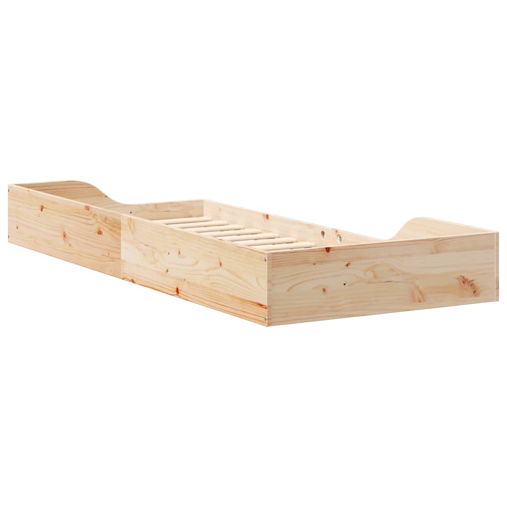 Sengestamme Brun 80 x 210 cm Massiv furu