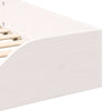 Gulvbedramme Hvit 80 x 210 cm Heltre furu