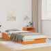Sengestamme Vokset Brun 90 x 210 cm Massiv furu