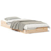 Gulvbedramme Brun 100 x 210 cm Heltre furu