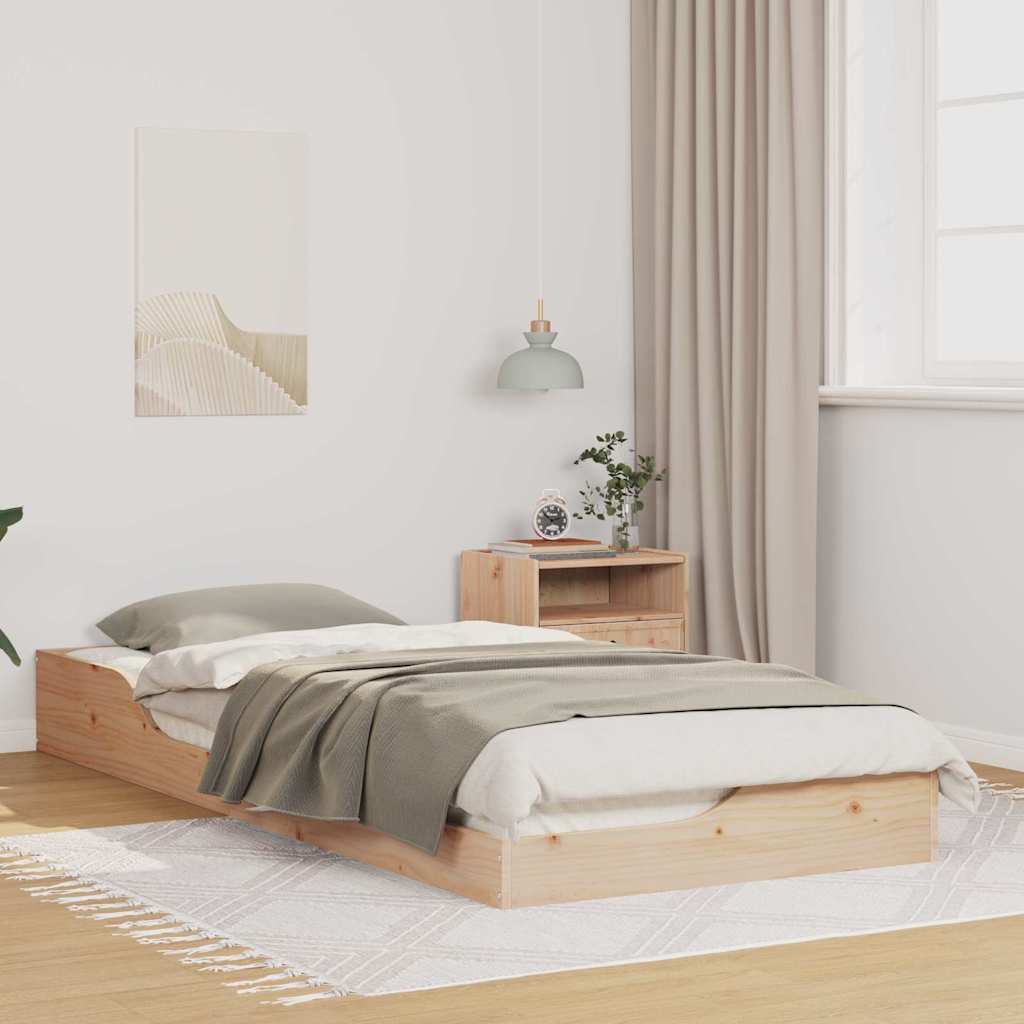 Sengestamme Brun 80 x 220 cm Massiv furu