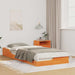 Sengestamme Vokset Brun 80 x 220 cm Massiv furu