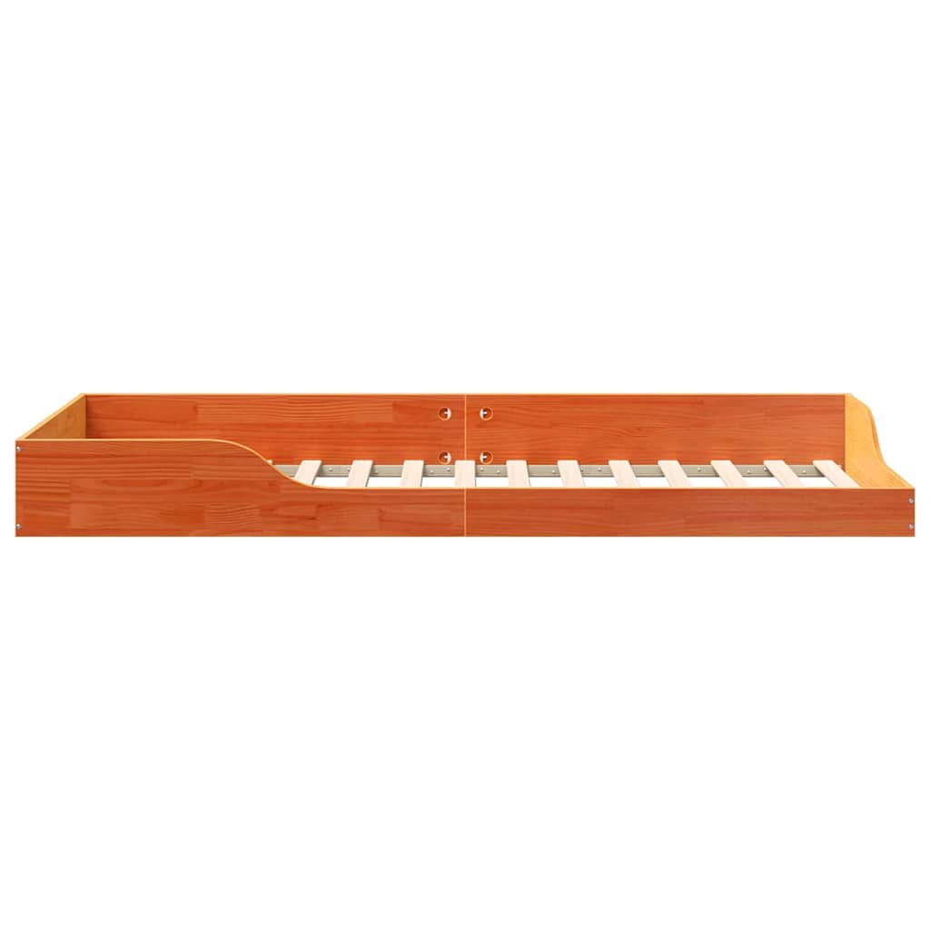 Sengestamme Vokset Brun 80 x 220 cm Massiv furu