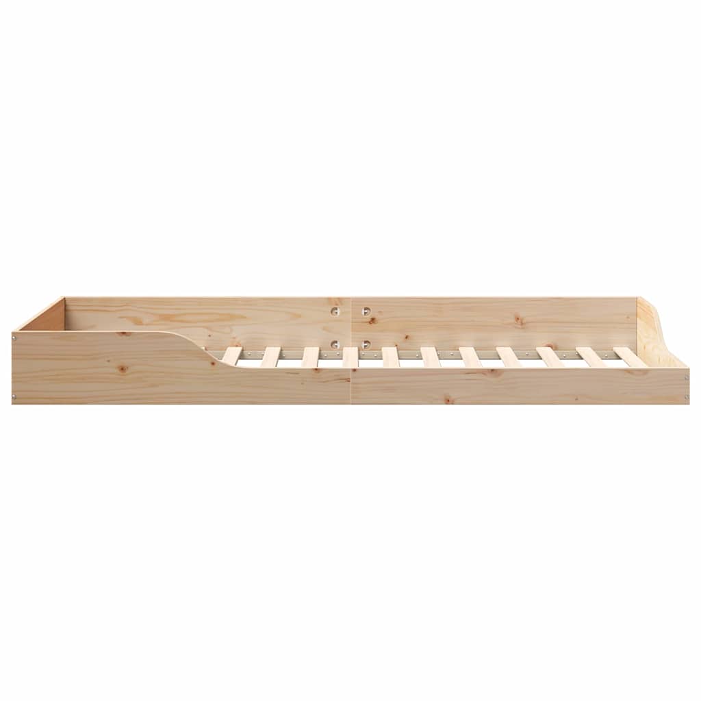 Sengestamme Brun 90 x 220 cm Massiv furu